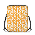 Little Halloween Ghost Pattern Print Rectangular Crossbody Bag
