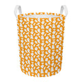 Little Halloween Ghost Pattern Print Round Laundry Basket