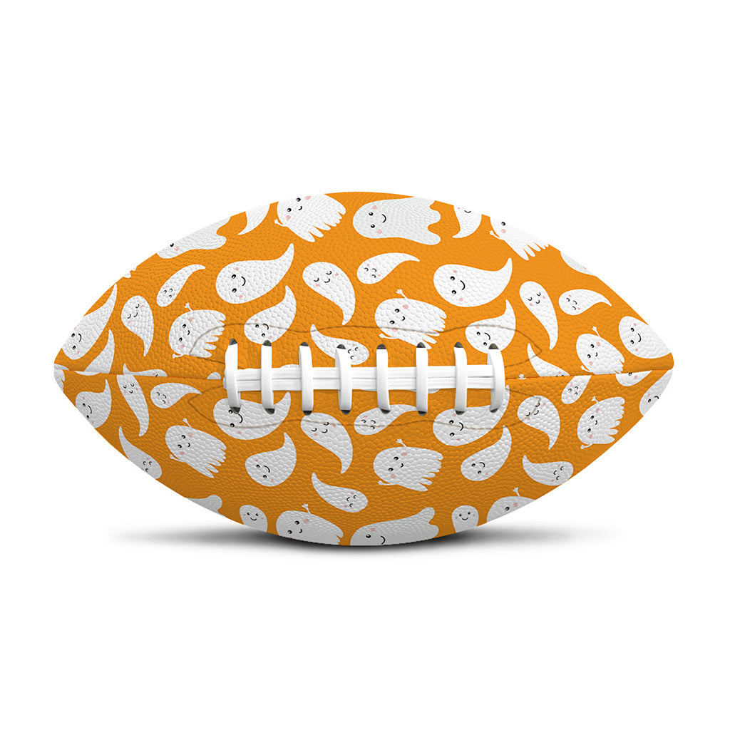 Little Halloween Ghost Pattern Print Rugby Ball