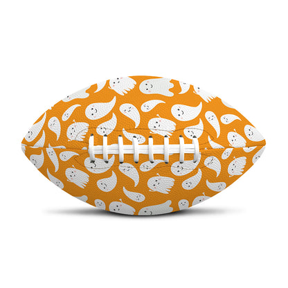 Little Halloween Ghost Pattern Print Rugby Ball