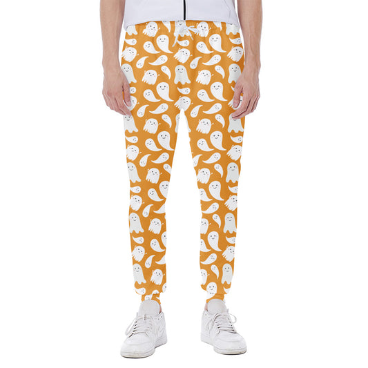 Little Halloween Ghost Pattern Print Scuba Joggers