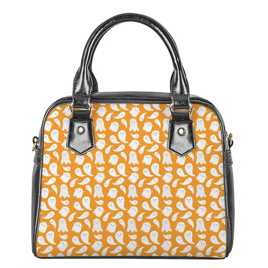 Little Halloween Ghost Pattern Print Shoulder Handbag