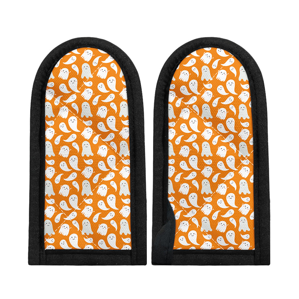 Little Halloween Ghost Pattern Print Skillet Handle Cover