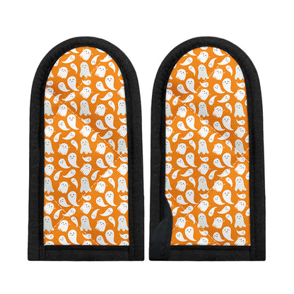 Little Halloween Ghost Pattern Print Skillet Handle Cover