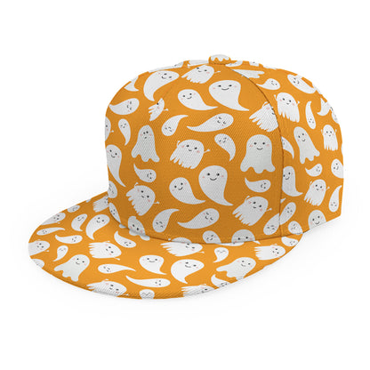 Little Halloween Ghost Pattern Print Snapback Cap