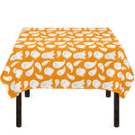 Little Halloween Ghost Pattern Print Tablecloth