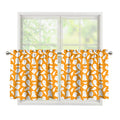 Little Halloween Ghost Pattern Print Tier Curtains