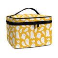 Little Halloween Ghost Pattern Print Travel Makeup Bag