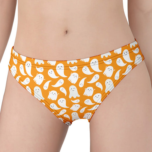 Little Halloween Ghost Pattern Print Women's Panties