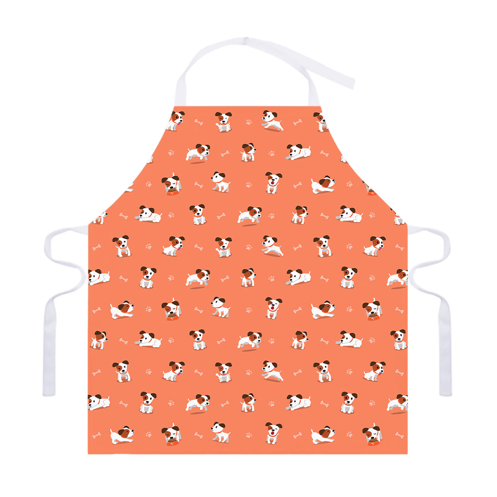 Little Jack Russell Terrier Print Adjustable Apron