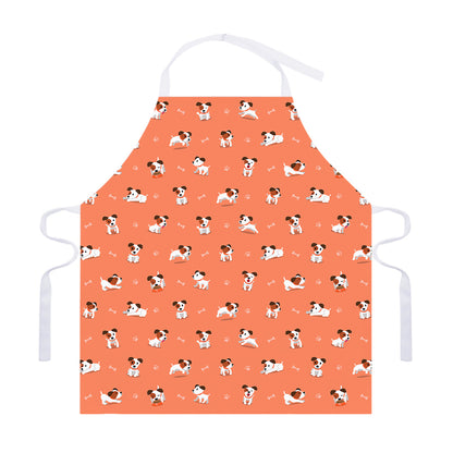 Little Jack Russell Terrier Print Adjustable Apron