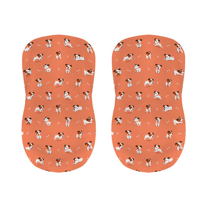 Little Jack Russell Terrier Print Bar Stool Covers