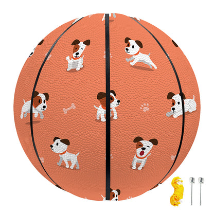 Little Jack Russell Terrier Print Basketball