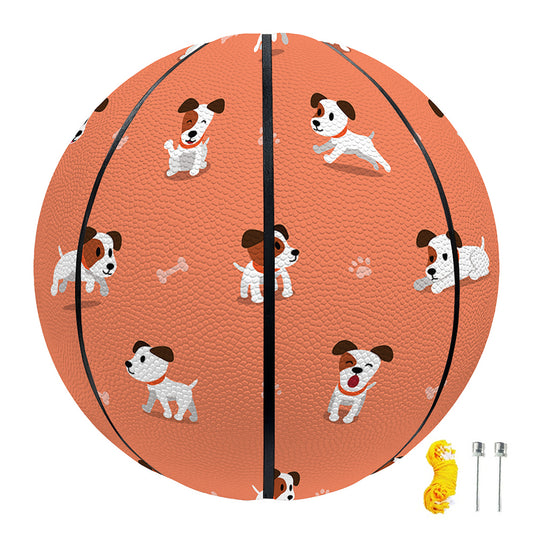 Little Jack Russell Terrier Print Basketball