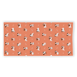 Little Jack Russell Terrier Print Beach Towel