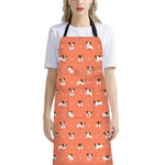 Little Jack Russell Terrier Print Bib Apron With Pocket