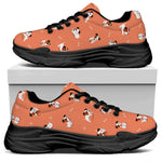 Little Jack Russell Terrier Print Black Chunky Shoes