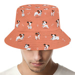Little Jack Russell Terrier Print Bucket Hat