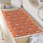 Little Jack Russell Terrier Print Changing Pad Cover