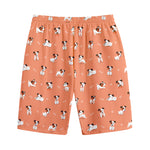 Little Jack Russell Terrier Print Cotton Shorts