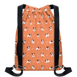 Little Jack Russell Terrier Print Drawstring Backpack