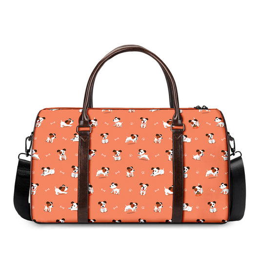 Little Jack Russell Terrier Print Duffle Bag