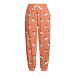 Little Jack Russell Terrier Print Fleece Lined Knit Pants
