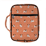 Little Jack Russell Terrier Print Front Pocket Bible Bag