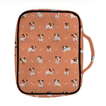 Little Jack Russell Terrier Print Front Pocket Bible Bag