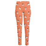 Little Jack Russell Terrier Print High-Waisted Pocket Leggings