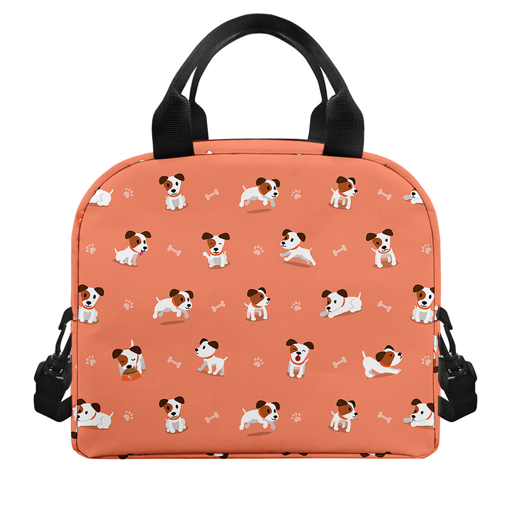 Little Jack Russell Terrier Print Insulated Lunch Bag