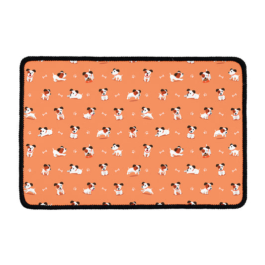 Little Jack Russell Terrier Print Kitchen Mat