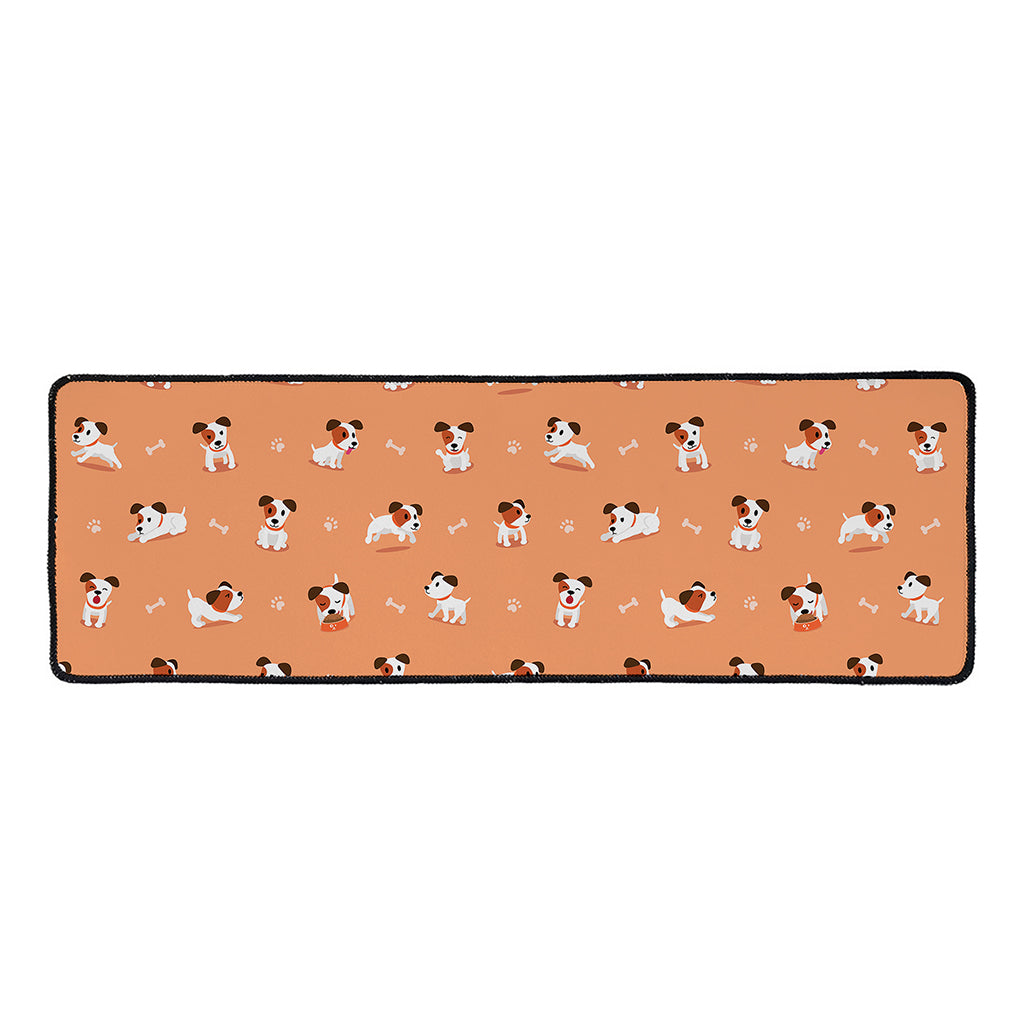 Little Jack Russell Terrier Print Long Kitchen Mat