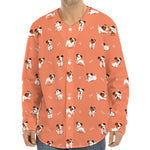 Little Jack Russell Terrier Print Long Sleeve Baseball Jersey