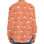 Little Jack Russell Terrier Print Long Sleeve Baseball Jersey