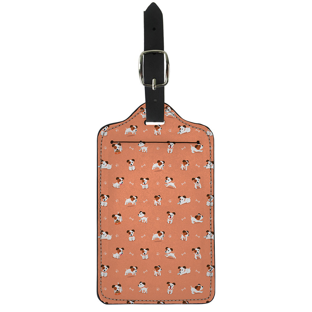 Little Jack Russell Terrier Print Luggage Tag