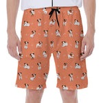 Little Jack Russell Terrier Print Men's Beach Shorts