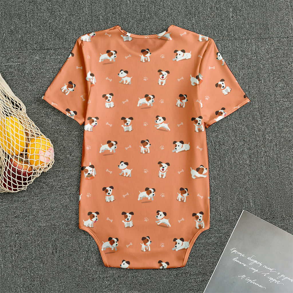 Little Jack Russell Terrier Print Men's Bodysuit
