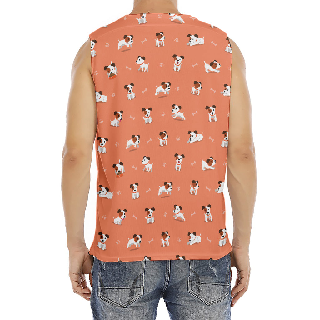 Little Jack Russell Terrier Print Men's Fitness Tank Top