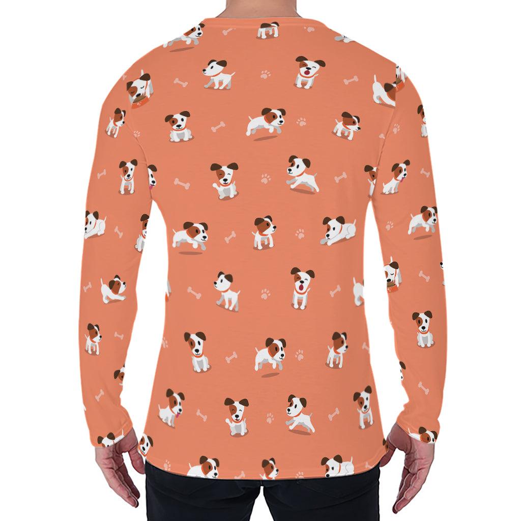 Little Jack Russell Terrier Print Men's Long Sleeve T-Shirt