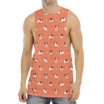Little Jack Russell Terrier Print Men's Muscle Tank Top