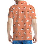 Little Jack Russell Terrier Print Men's Polo Shirt