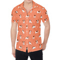 Little Jack Russell Terrier Print Men's Shirt