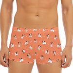 Little Jack Russell Terrier Print Men's Short Boxer Briefs