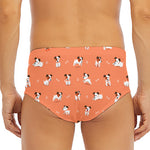 Little Jack Russell Terrier Print Men's Triangle Swim Briefs