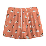 Little Jack Russell Terrier Print Mesh Shorts
