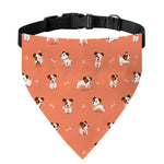 Little Jack Russell Terrier Print Over The Collar Dog Bandana