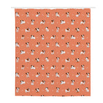 Little Jack Russell Terrier Print Polyester Shower Curtain