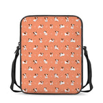 Little Jack Russell Terrier Print Rectangular Crossbody Bag