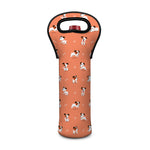 Little Jack Russell Terrier Print Single Neoprene Wine Tote